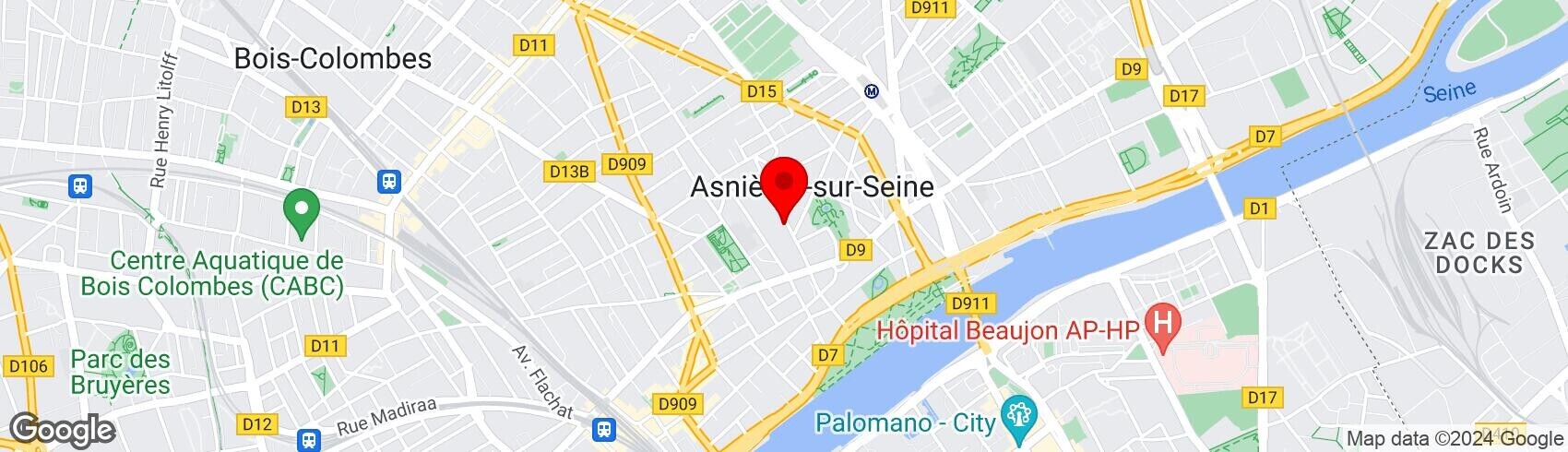 Localisation sur Google Map (nouvelle fenêtre)