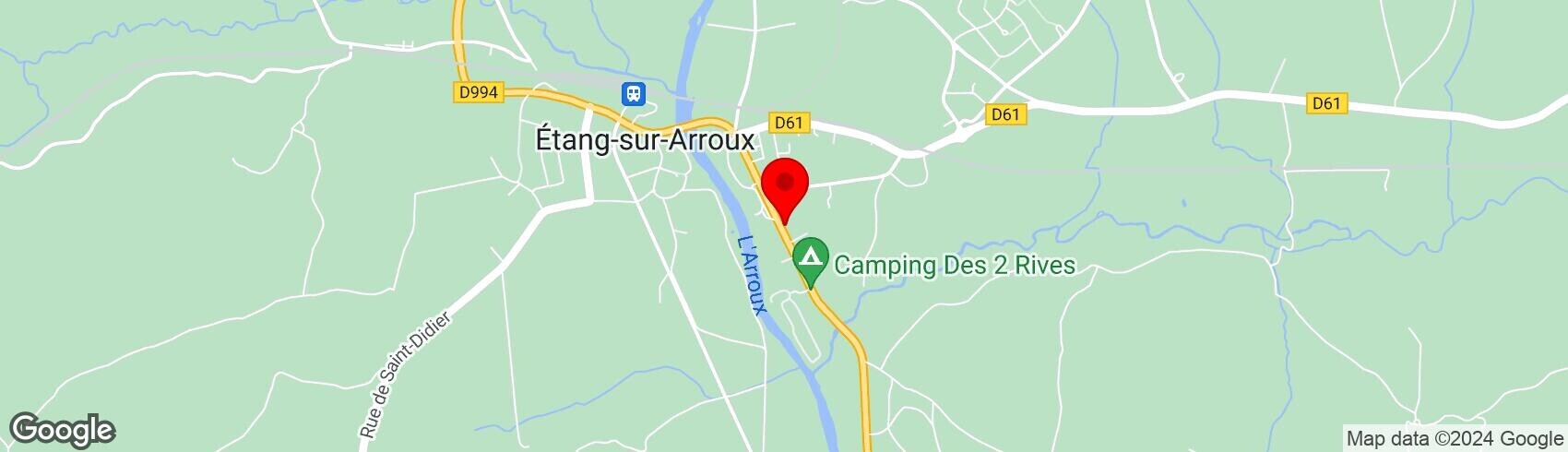 Localisation sur Google Map (nouvelle fenêtre)